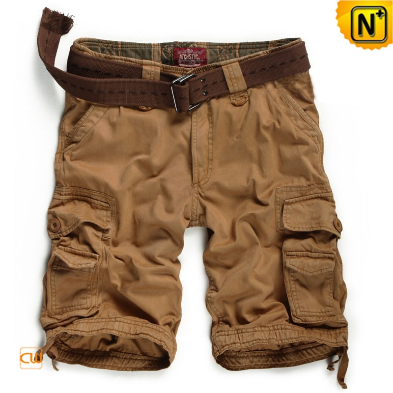 Men Cargo Shorts With Belt Cw140065 on Luulla