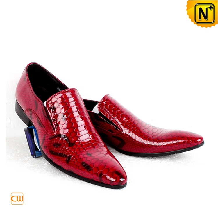 red patent leather shoes mens