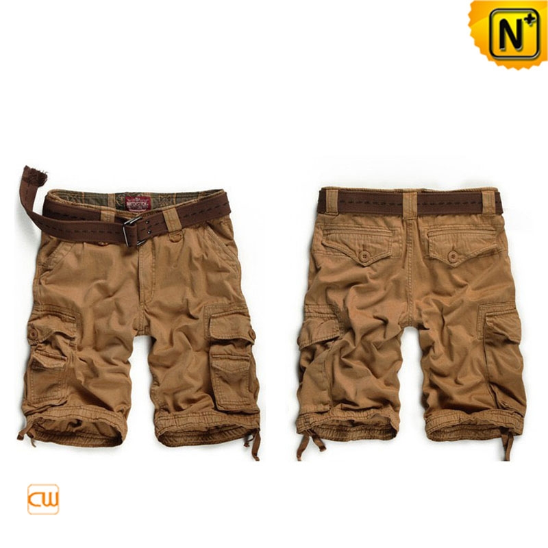 Men Cargo Shorts With Belt Cw140065 on Luulla